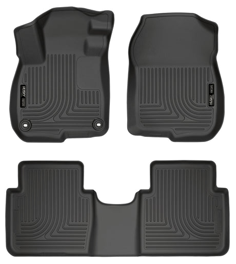 Husky Weatherbeater Front & 2nd Seat Floor Liners 99401 Husky Liners Floor Liner  AXOPROS