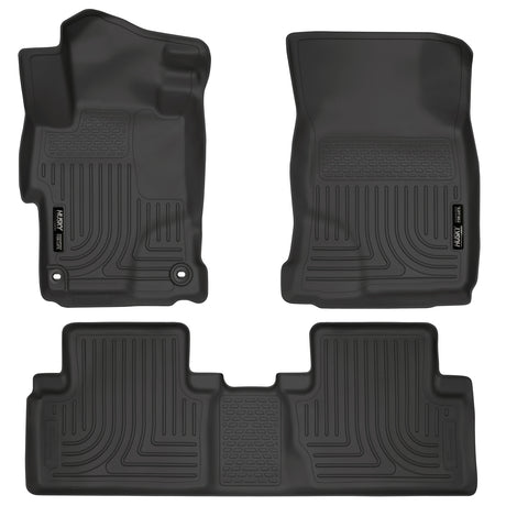 Husky Weatherbeater Front & 2nd Seat Floor Liners 99441 Husky Liners Floor Liner  AXOPROS