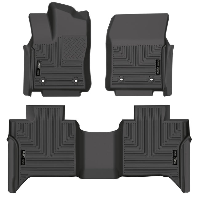 Husky Weatherbeater Front & 2nd Seat Floor Liners 99481 Husky Liners Floor Liner  AXOPROS
