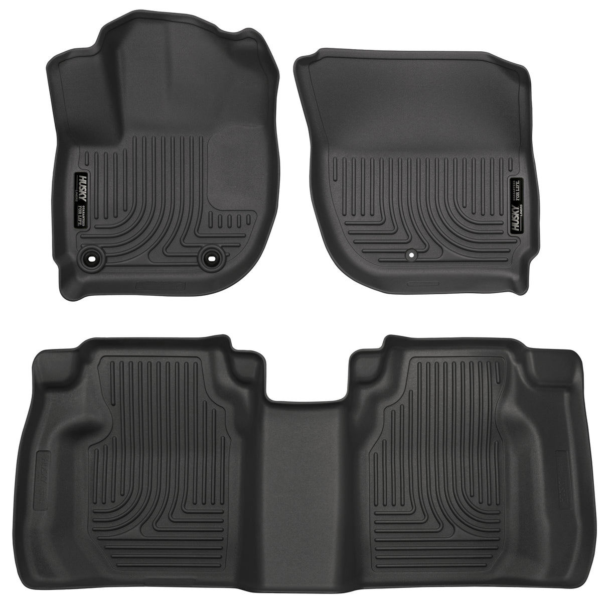Husky Weatherbeater Front & 2nd Seat Floor Liners 99491 Husky Liners Floor Liner  AXOPROS