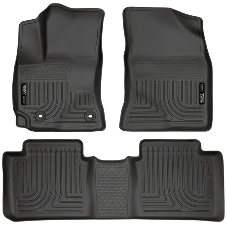 Husky Weatherbeater Front & 2nd Seat Floor Liners 99531 Husky Liners Floor Liner  AXOPROS