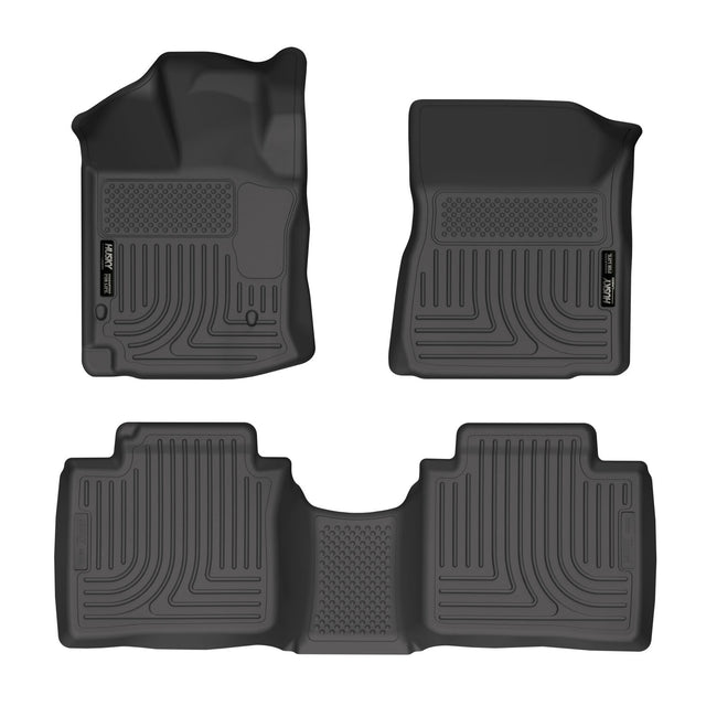 Husky Weatherbeater Front & 2nd Seat Floor Liners 99541 Husky Liners Floor Liner  AXOPROS