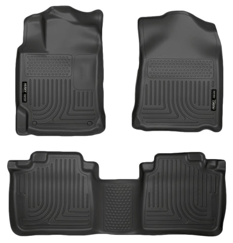 Husky Weatherbeater Front & 2nd Seat Floor Liners 99551 Husky Liners Floor Liner  AXOPROS