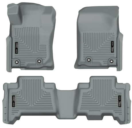 Husky Weatherbeater Front & 2nd Seat Floor Liners 99572 Husky Liners Floor Liner  AXOPROS