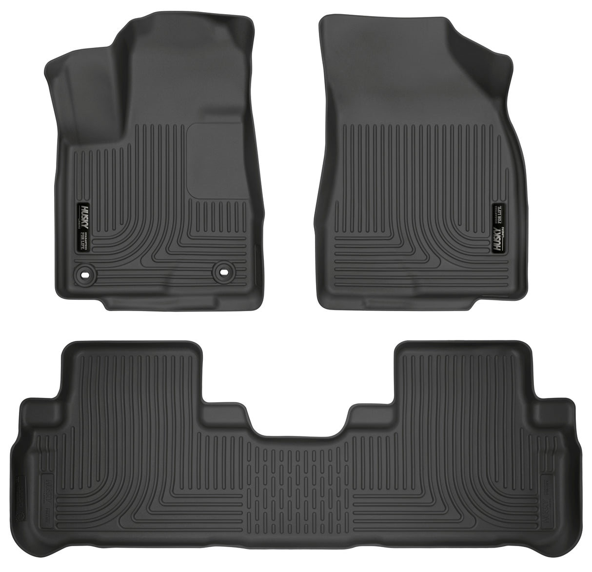 Husky Weatherbeater Front & 2nd Seat Floor Liners 99601 Husky Liners Floor Liner  AXOPROS