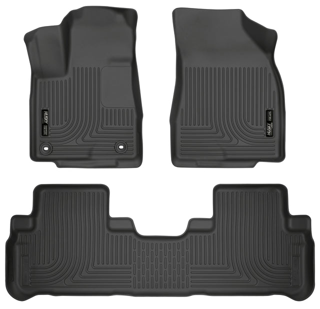 Husky Weatherbeater Front & 2nd Seat Floor Liners 99601 Husky Liners Floor Liner  AXOPROS
