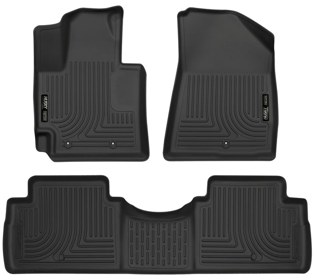 Husky Weatherbeater Front & 2nd Seat Floor Liners 99611 Husky Liners Floor Liner  AXOPROS