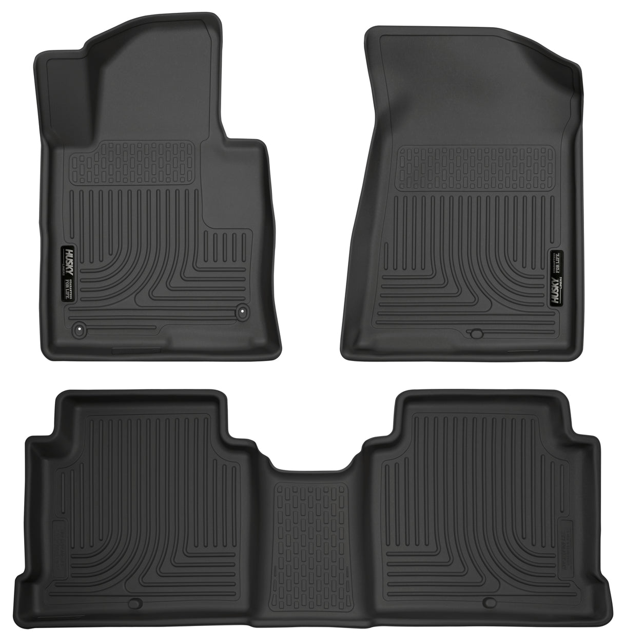 Husky Weatherbeater Front & 2nd Seat Floor Liners 99631 Husky Liners Floor Liner  AXOPROS