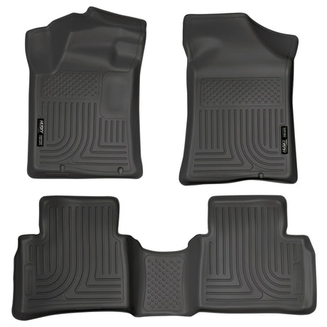Husky Weatherbeater Front & 2nd Seat Floor Liners 99641 Husky Liners Floor Liner  AXOPROS
