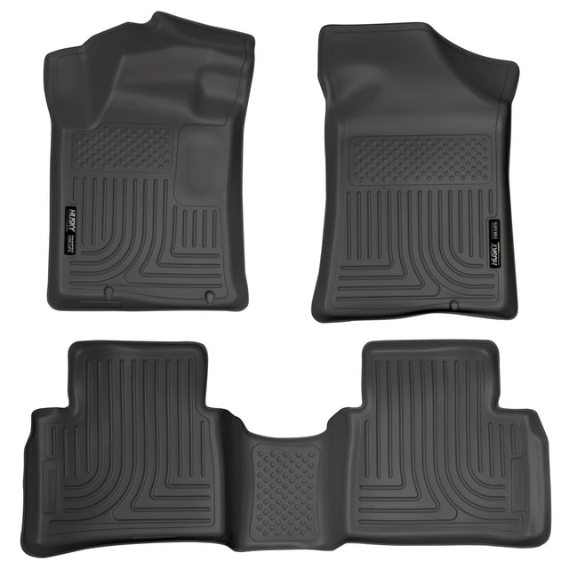 Husky Weatherbeater Front & 2nd Seat Floor Liners 99641 Husky Liners Floor Liner  AXOPROS