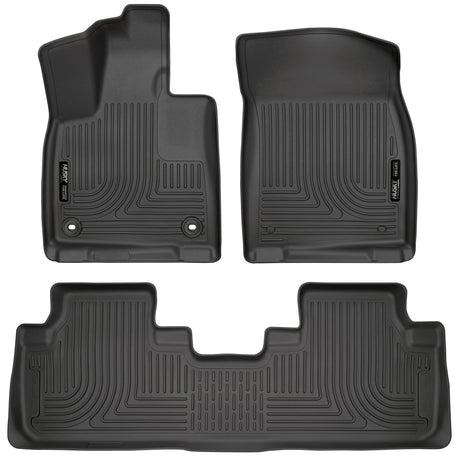 Husky Weatherbeater Front & 2nd Seat Floor Liners 99651 Husky Liners Floor Liner  AXOPROS