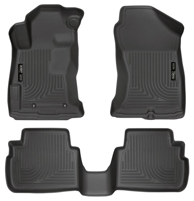 Husky Weatherbeater Front & 2nd Seat Floor Liners 99661 Husky Liners Floor Liner  AXOPROS