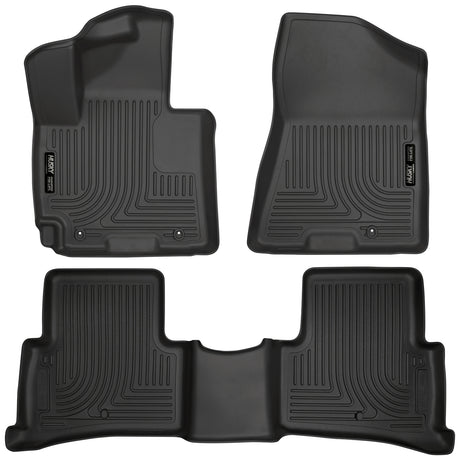 Husky Weatherbeater Front & 2nd Seat Floor Liners 99681 Husky Liners Floor Liner  AXOPROS