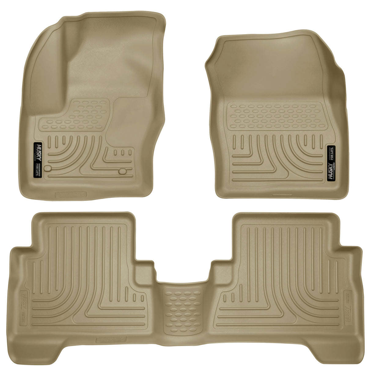 Husky Weatherbeater Front & 2nd Seat Floor Liners 99743 Husky Liners Floor Liner  AXOPROS