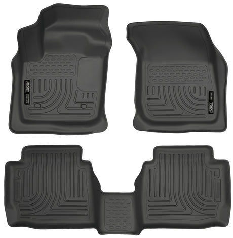 Husky Weatherbeater Front & 2nd Seat Floor Liners 99751 Husky Liners Floor Liner  AXOPROS