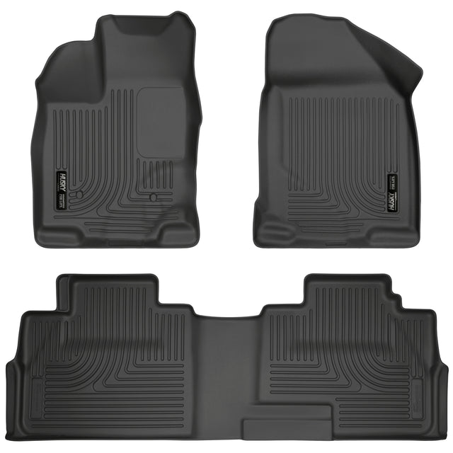 Husky Weatherbeater Front & 2nd Seat Floor Liners 99761 Husky Liners Floor Liner  AXOPROS