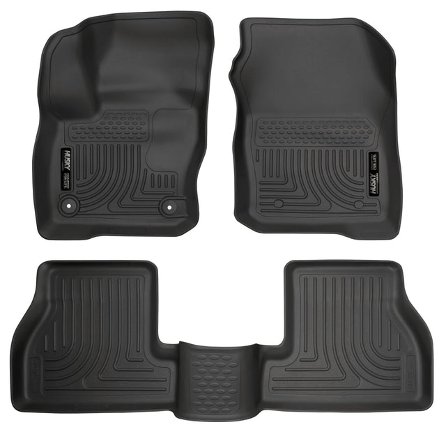 Husky Weatherbeater Front & 2nd Seat Floor Liners 99771 Husky Liners Floor Liner  AXOPROS