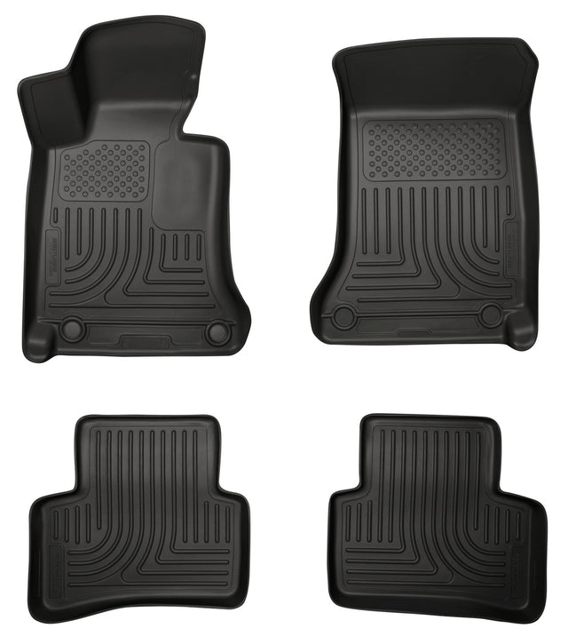 Husky Weatherbeater Front & 2nd Seat Floor Liners 99811 Husky Liners Floor Liner  AXOPROS