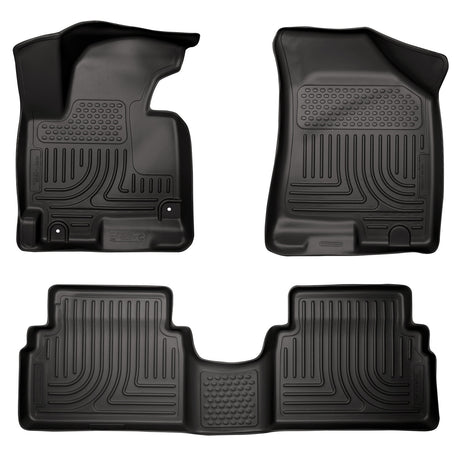 Husky Weatherbeater Front & 2nd Seat Floor Liners 99831 Husky Liners Floor Liner  AXOPROS