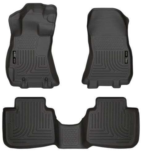Husky Weatherbeater Front & 2nd Seat Floor Liners 99841 Husky Liners Floor Liner  AXOPROS