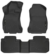 Husky Weatherbeater Front & 2nd Seat Floor Liners 99881 Husky Liners Floor Liner  AXOPROS