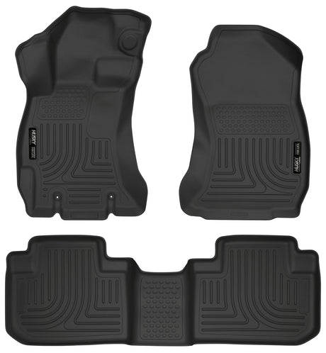 Husky Weatherbeater Front & 2nd Seat Floor Liners 99881 Husky Liners Floor Liner  AXOPROS