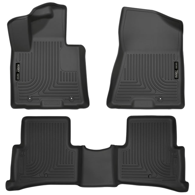 Husky Weatherbeater Front & 2nd Seat Floor Liners 99891 Husky Liners Floor Liner  AXOPROS