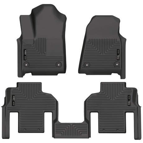 Husky Weatherbeater Front & 2nd Seat Floor Liners (Footwell Coverage) 99061 Husky Liners Floor Liner  AXOPROS