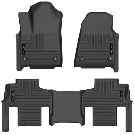 Husky Weatherbeater Front & 2nd Seat Floor Liners (Footwell Coverage) 99111 Husky Liners Floor Liner  AXOPROS