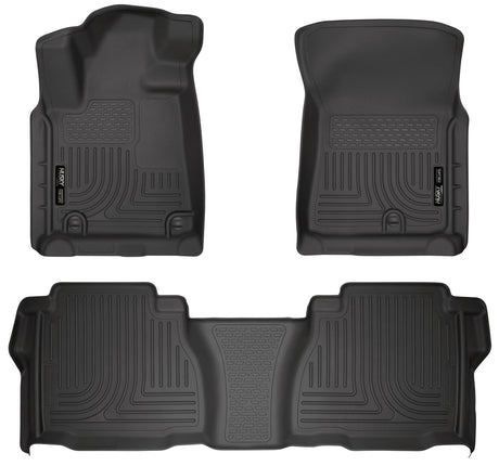 Husky Weatherbeater Front & 2nd Seat Floor Liners (Footwell Coverage) 99581 Husky Liners Floor Liner  AXOPROS