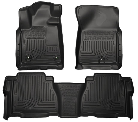 Husky Weatherbeater Front & 2nd Seat Floor Liners (Footwell Coverage) 99591 Husky Liners Floor Liner  AXOPROS