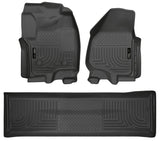 Husky Weatherbeater Front & 2nd Seat Floor Liners (Footwell Coverage) 99711 Husky Liners Floor Liner  AXOPROS