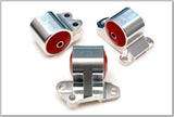 Innovative 92-95 Civic B/D Series Silver Aluminum Mounts 60A Bushings (3 Bolt) Innovative Mounts Engine Mounts  AXOPROS