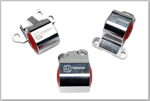 Innovative 92-95 Civic B/D Series Silver Aluminum Mounts 75A Bushings (2 Bolt) Innovative Mounts Engine Mounts  AXOPROS