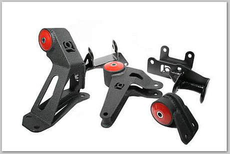 Innovative 94-01 Integra K-Series Black Steel Mounts 75A Bushings (Not K24 Trans) Innovative Mounts Engine Mounts  AXOPROS
