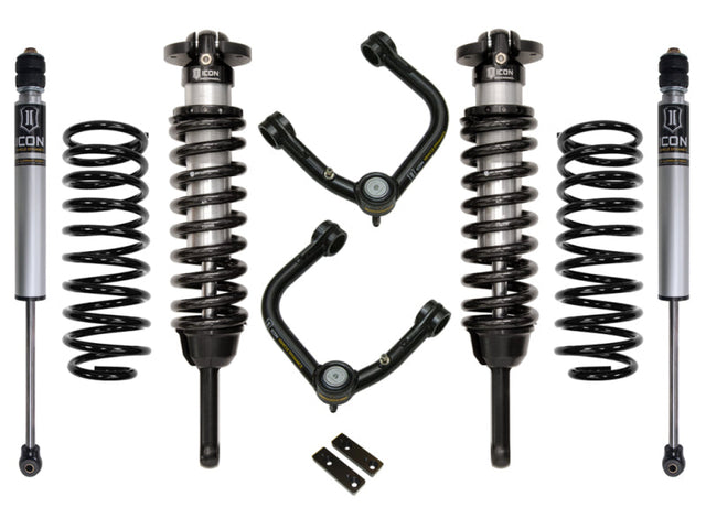 ICON 03-09 Toyota 4Runner/FJ 0-3.5in Stage 2 Suspension System w/Tubular Uca ICON Coilovers  AXOPROS