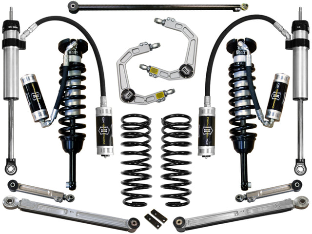 ICON 03-09 Toyota 4Runner/FJ 0-3.5in Stage 6 Suspension System w/Billet Uca ICON Coilovers  AXOPROS