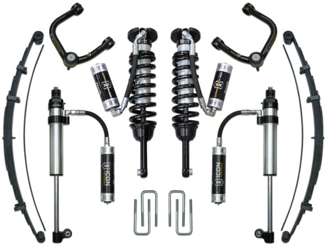 ICON 05-15 Toyota Tacoma 0-3.5in/16-17 Toyota Tacoma 0-2.75in Stg 8 Suspension System w/Tubular Uca ICON Coilovers  AXOPROS