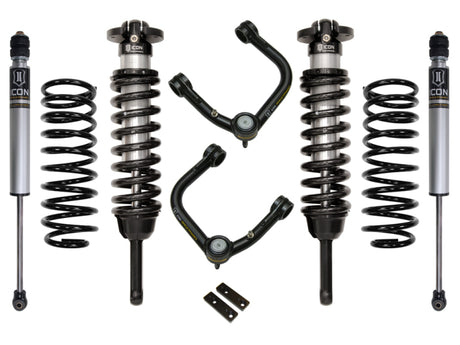 ICON 2010+ Toyota FJ/4Runner 0-3.5in Stage 2 Suspension System w/Tubular Uca ICON Coilovers  AXOPROS
