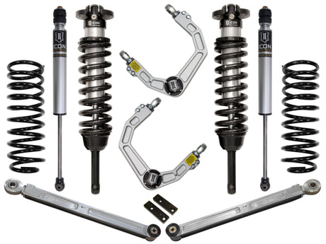 ICON 2010+ Toyota FJ/4Runner 0-3.5in Stage 3 Suspension System w/Billet Uca ICON Coilovers  AXOPROS