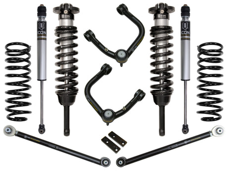 ICON 2010+ Toyota FJ/4Runner 0-3.5in Stage 3 Suspension System w/Tubular Uca ICON Coilovers  AXOPROS