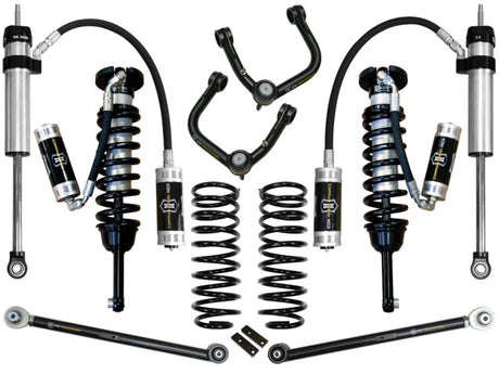 ICON 2010+ Toyota FJ/4Runner 0-3.5in Stage 5 Suspension System w/Tubular Uca ICON Coilovers  AXOPROS