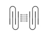 ICON 2011+ Ford F-250/F-350 Rear 15in U-Bolt Kit ICON Hardware Kits - Other  AXOPROS