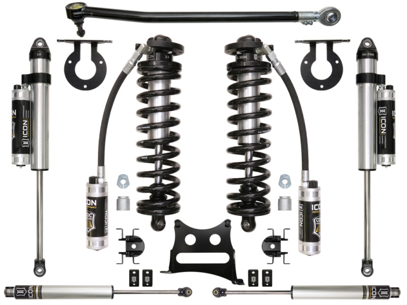 ICON 2017+ Ford F-250/F-350 2.5-3in Stage 4 Coilover Conversion System ICON Coilover Components  AXOPROS