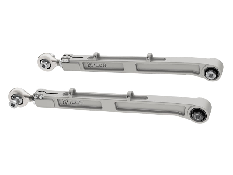ICON 2021+ Ford Bronco Billet Rear Lower Link Kit ICON Traction Bars  AXOPROS