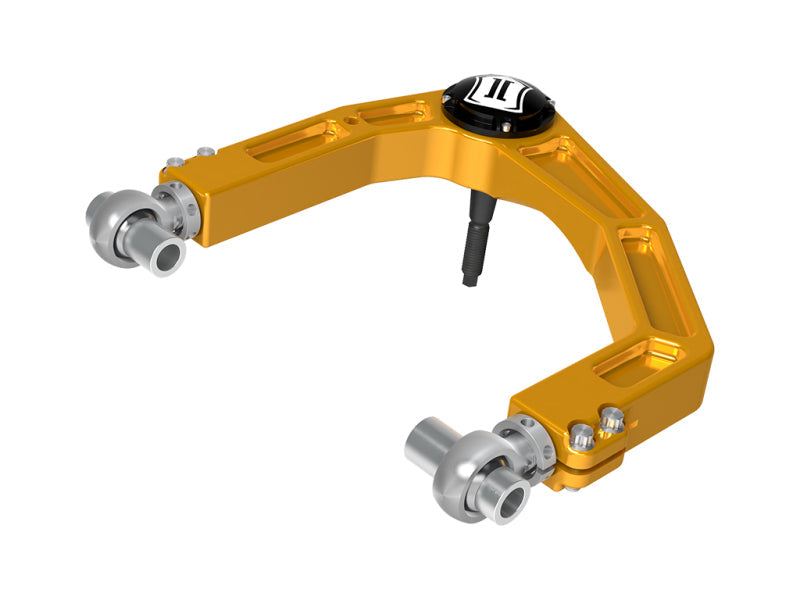 ICON 2024 Toyota Tacoma Billet Upper Control Arm w/ Delta Joint Pro - Gold Anodized ICON Control Arms  AXOPROS