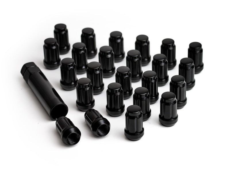 ICON Alloys Lug Nut Kit Black - 12x1.5 - 24 Lug Nuts w/ Key ICON Lug Nuts  AXOPROS