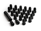ICON Alloys Lug Nut Kit Black - 14x1.5 - 24 Lug Nuts w/ Key ICON Lug Nuts  AXOPROS