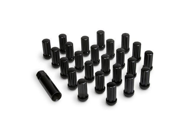 ICON Alloys Lug Nut Kit Black - 14x1.5 - 24 Lug Nuts w/ Key ICON Lug Nuts  AXOPROS