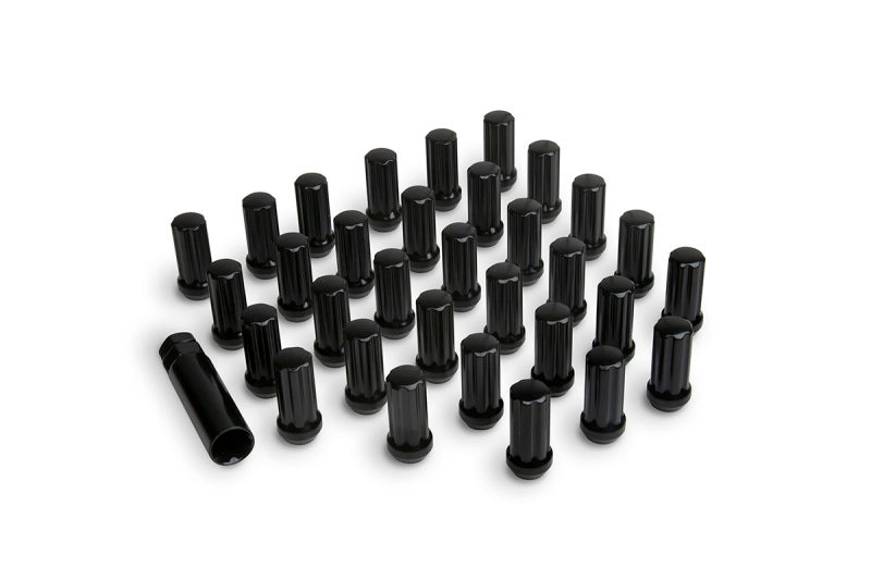 ICON Alloys Lug Nut Kit Black - 14x1.5 - 32 Lug Nuts w/ Key ICON Lug Nuts  AXOPROS